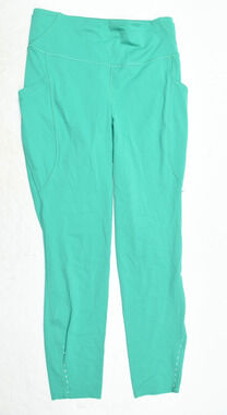 Lululemon Wunder Under Leggings Womens 8 Cascadia Green Skinny Stretch Yoga
